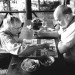 Playing_Parcheesi_with_Harry_Lunn_Monson,_Maine_July_24,_1985